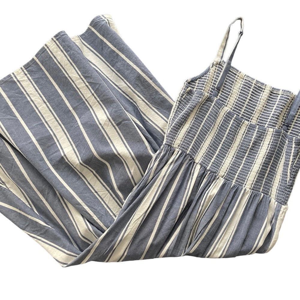 ❗️SOLD ❗️White and Blue Stripe Cami Small Old Navy Dress (*P) - Picture 5 of 8